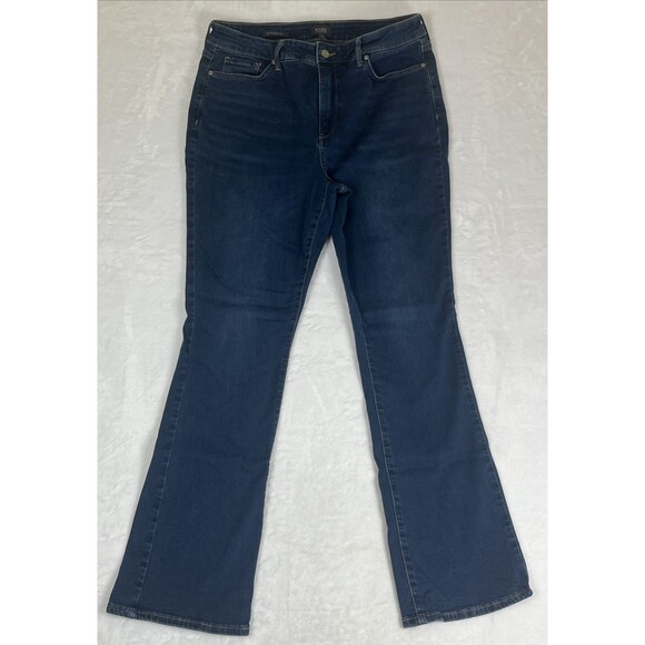 NYDJ Not Your Daughters Jeans Slim Bootcut LiftxTuck Blue Size 12 - Picture 2 of 10
